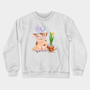 Purdy the Spring Pig Crewneck Sweatshirt